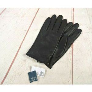 Abercrombie & Fitch Women's Black  Leather Gloves